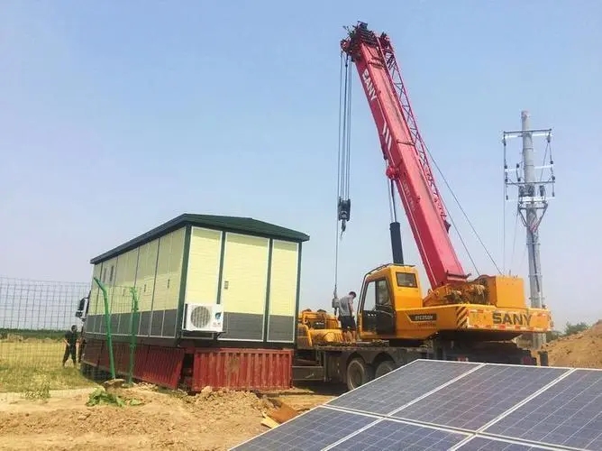 市中光伏组件吊装